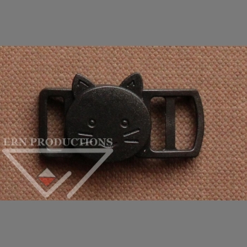 Klamra 10mm Czarna Kot Profilowana